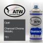 Preview: Opel, Charcoal Chrome Metallic, 751: 400ml Sprühdose, von ATW Autoteile West.